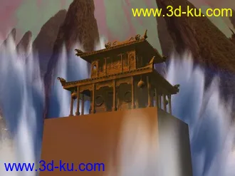 3D打印模型庙的图片