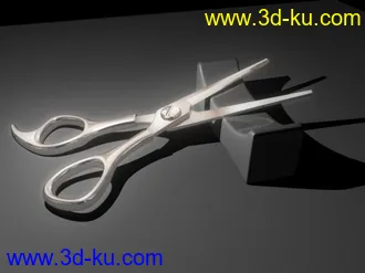 3D打印模型剪刀一把，要的拿去哦！！！的图片