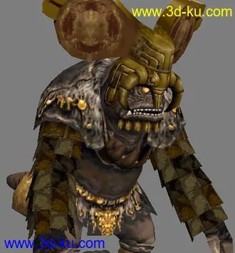 3D打印模型orc王的图片