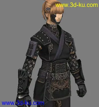 3D打印模型女忍者的图片