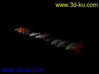 3D打印模型鱼maya的图片