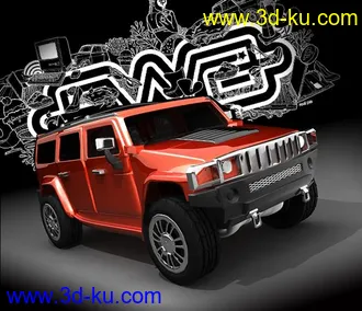 3D打印模型悍马--H3的图片