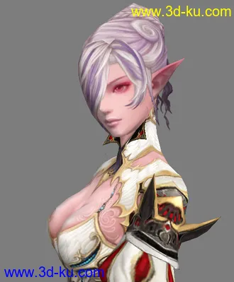 天堂II 暗天使模型。带动画。。。的图片