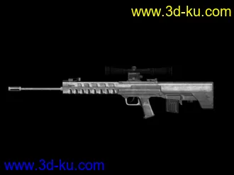 3D打印模型88狙击 贴图有待修正的图片