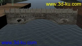 古代桥梁 小商桥模型 ts制作的图片