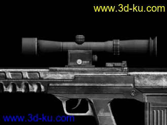 3D打印模型88狙击 中午修改了下 看效果的图片