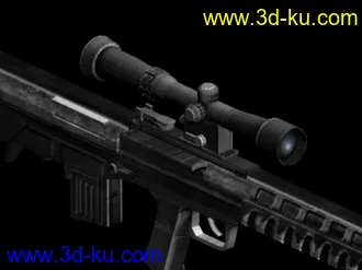 3D打印模型88狙击 中午修改了下 看效果的图片