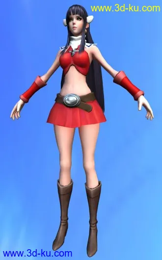 3D打印模型混沌大陆 大美女的图片
