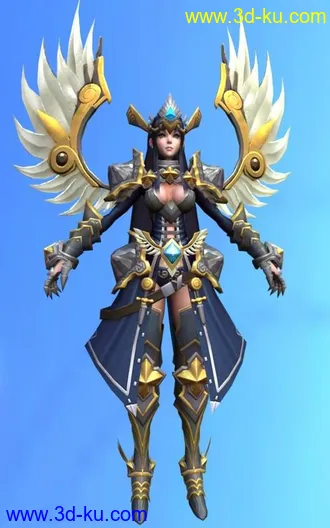 3D打印模型混沌大陆 大美女的图片