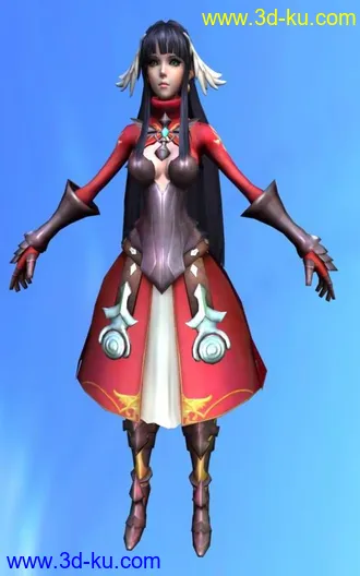 3D打印模型混沌大陆 大美女的图片