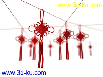 3D打印模型中国结~的图片