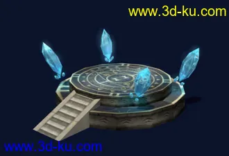 3D打印模型自己做的游戏场景零件，低面数，有需要的可以下载的图片