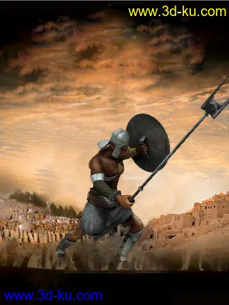 3D打印模型古代欧洲士兵的图片