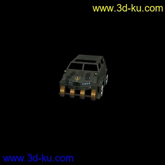 3D打印模型某游戏里的悍马Jeep的图片