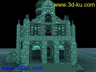 3D打印模型教堂~~！（原创）的图片