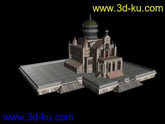 3D打印模型教堂~~！（原创）的图片