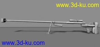 3D打印模型才做的  动画里的一把枪····额的图片