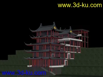 3D打印模型太白楼的图片
