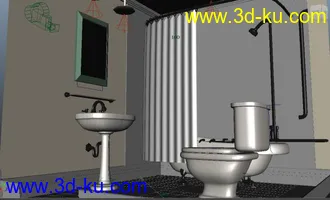 3D打印模型欲室的图片
