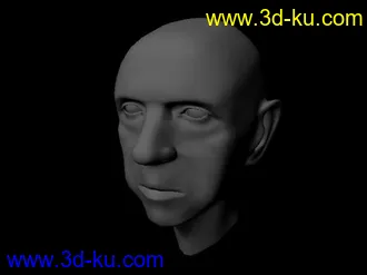 3D打印模型老人头的图片
