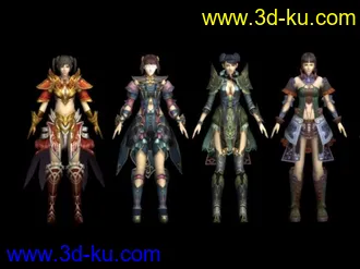 3D打印模型8个胸妹妹何其壮观的图片