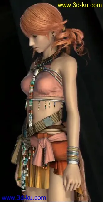最终幻想女角色 FF13香草可爱模型！的图片
