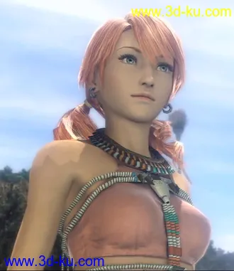 最终幻想女角色 FF13香草可爱模型！的图片