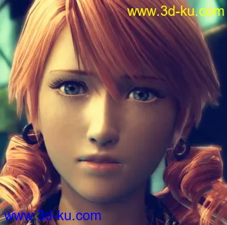 最终幻想女角色 FF13香草可爱模型！的图片