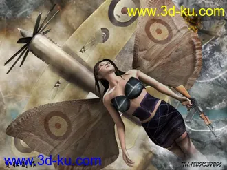 3D打印模型战争女人的图片