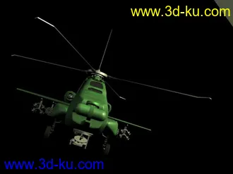 3D打印模型带动画的阿帕奇的图片