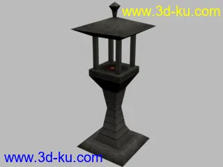 3D打印模型路灯的图片