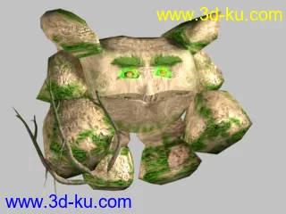 3D打印模型带骨胳动画的Q版人物max的图片