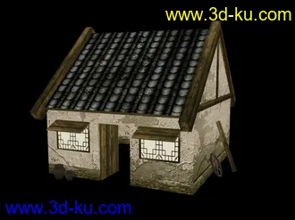 3D打印模型民居的图片