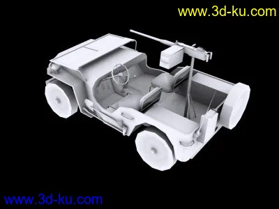 Willys Regular吉普模型的图片1