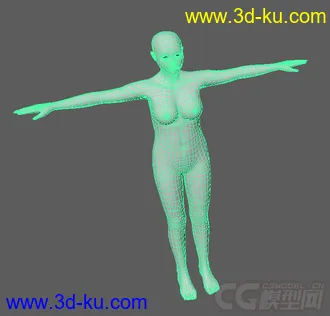 3D打印模型几个月前做的一个人体的图片