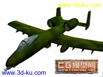 3D打印模型A-10 Thunderbolt II攻击机的图片
