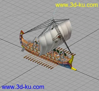 3D打印模型〈地球文明〉里的战船的图片