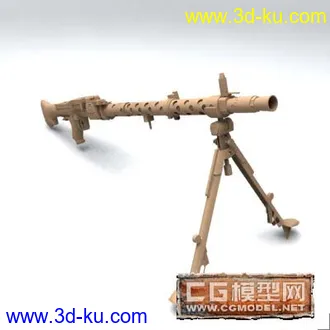 3D打印模型MG-42机枪的图片