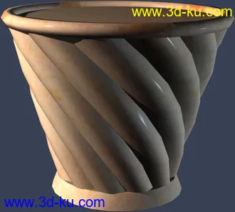 一套室外建筑模型-----------花钵的图片