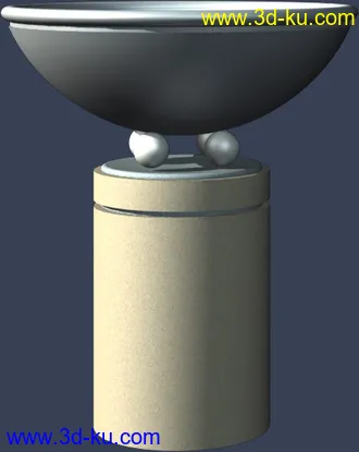 一套室外建筑模型-----------花钵的图片