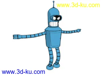 3D打印模型BENDER机器人的图片