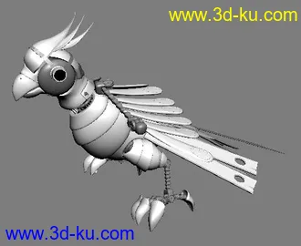 3D打印模型鹦鹉的图片