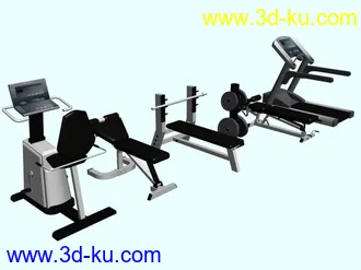 3D打印模型室内健身器材的图片