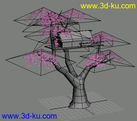 一个自然与人工场景结合望大家能喜欢(没贴图)模型的图片1