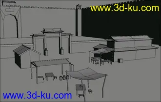 3D打印模型(更新)自做流星蝴蝶剑-场景(无贴图)的图片