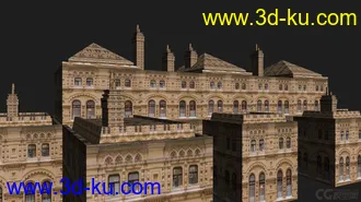 3D打印模型欧洲古建筑的图片