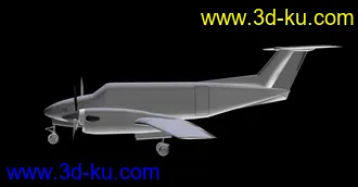 KingAir涡桨飞机模型下载的图片