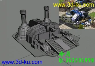3D打印模型一个大家非常熟悉的建筑(max8,无贴图)的图片