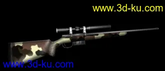 3D打印模型阻击步枪简模的图片