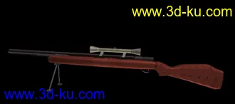 3D打印模型阻击步枪简模的图片